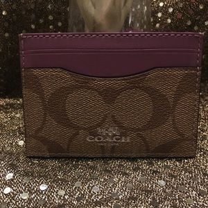 Coach card case
